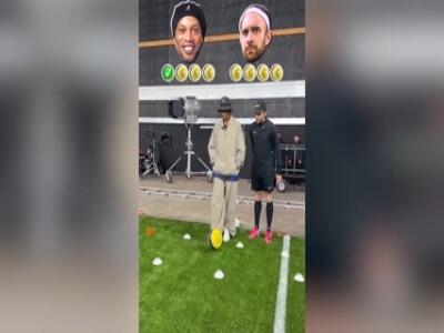  چالش جالب و هیجان انگیز با رونالدینیو!