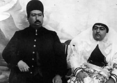  «خدیجه‌خانم» دختر محمد علی شاه در دوران جوانی
