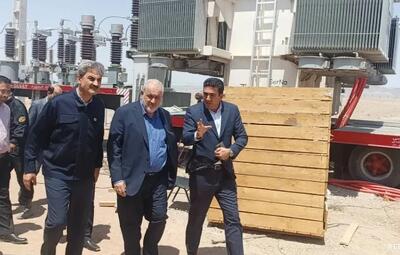 بازدید وزیر نیرو از روند برقرسانی به واحدهای صنعتی بازسازیشده در شهرک صنعتی شمسآباد