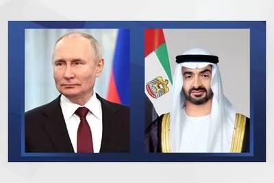 پوتین و محمد بن زاید درباره اوضاع منطقه خلیج فارس گفتوگو کردند