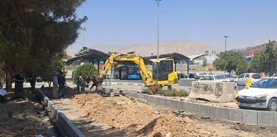  آغاز احداث پایانه تاکسیرانی مترو ایران‌خودرو