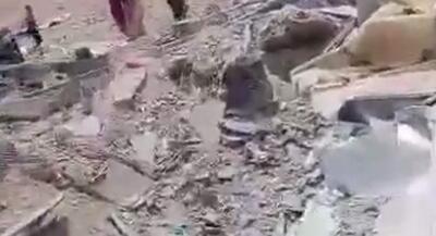  حجم تخریب پادگان مزدوران ائتلاف سعودی | جهان نیوز