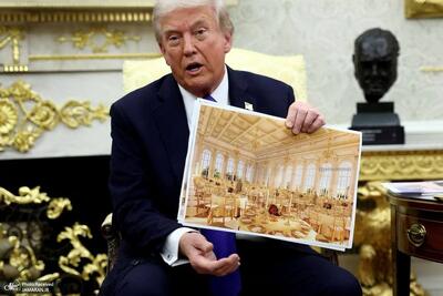  اعتراض ترامپ به خاطر جلوگیری از ادامه ساخت سالن رقص او در کاخ سفید
