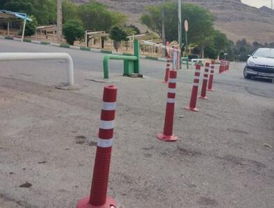 خیابان غسالخانه آرامستان صالحین خرمآباد ایمنسازی شد