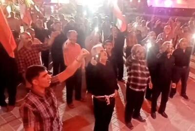 ۱۵۹ شب حضور پرشور مردم آبپخش در گذرگاه مقاومت