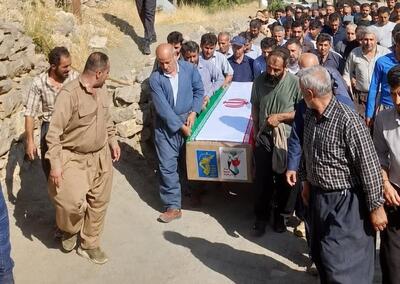 پیکر مطهر شهید «محمدعلی رحیمزاده» در اورمان تشییع شد