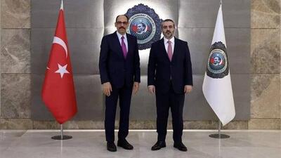 دیدار ابراهیم کالین و اسعد الشیبانی در آنکارا؛ تمرکز بر همکاری امنیتی و ادغام قسد