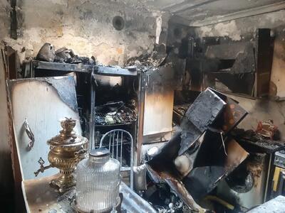 آتش سوزی در رضوانشهر مهار شد