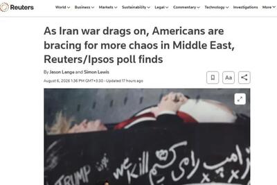 نظرسنجی رویترز: مردم آمریکا جنگ با ایران را عامل بیثباتی میدانند
