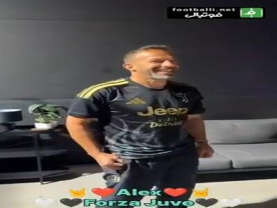 حضور دل پیرو در مراسم رونمایی از پیراهن سوم یوونتوس