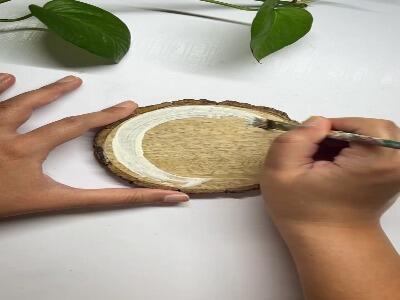  نقاشی روی چوب باحال