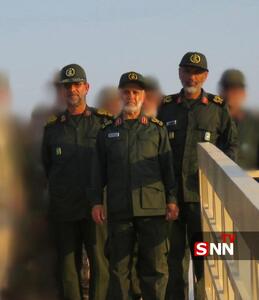  تصویری از سپهبد شهید غلامعلی رشید در کنار سرداران دریا