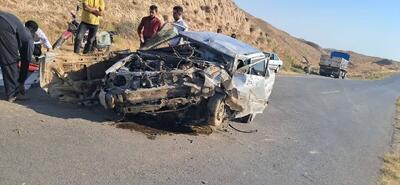  جان باختن ۲ نفر بر اثر واژگونی پراید در محور کلات ـ درگز
