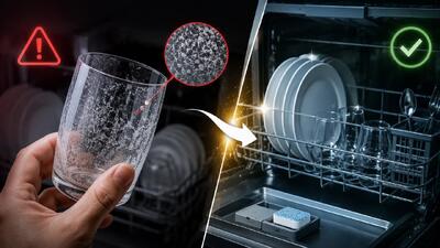  علت سفیدک زدن ظرفها در ماشین ظرفشویی چیست؟ راه حل جلوگیری از آن چیست؟