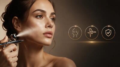 ایربراش پوست چیست؟ بررسی کاربردها، مزایا و روش استفاده از آن