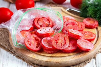 بهترین روش نگهداری گوجه فرنگی در فریزر با ماندگاری یکساله