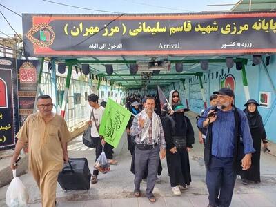  ۶۸ هزار زائر در یک روز از مرز مهران تردد کردند