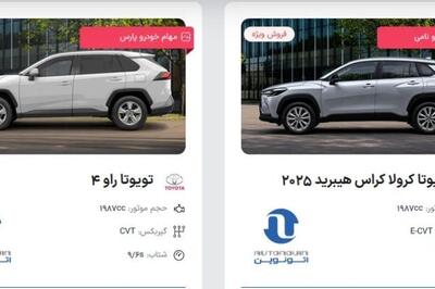 جزئیات عرضه جدید اتونوین؛ ۵ خودرو با تحویل حداکثر ۳۰ روزه
