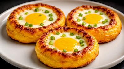  طرز تهیه یک صبجانه مقوی و متفاوت با تخم مرغ و سیب زمینی