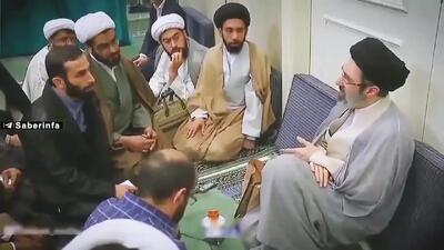  رهبر انقلاب آیت الله سید مجتبی خامنه‌ای درحال تدریس+ ویدیو