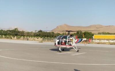بالگرد اورژانس هوایی جان نوجوان ۱۵ ساله قروهای را نجات داد