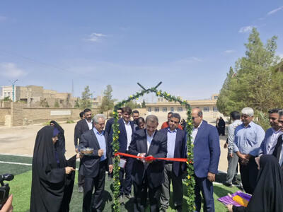  ۲ چمن مصنوعی به مناسبت روز خبرنگار در یزد افتتاح شد
