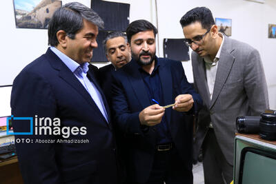 بازدید استاندار کرمان از خبرگزاری ایرنا در کرمان
