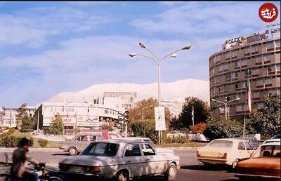  عکس/ نمایی دیده‌نشده از میدان ولیعصر تهران در اواسط دهه ۵۰