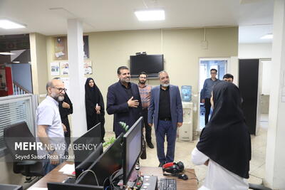  حضور «احمد نادری» در خبرگزاری مهر به مناسبت روز خبرنگار