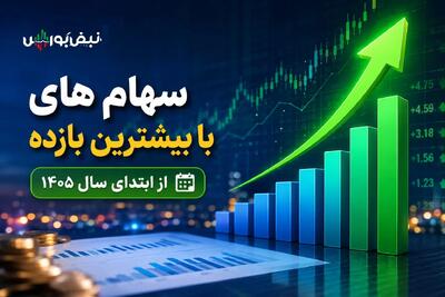 کدام سهام از ابتدای ۱۴۰۵ بیشترین رشد را داشتهاند؟
