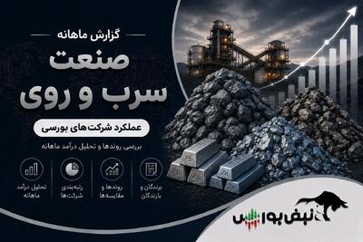  گزارش ماهانه صنعت سرب و روی تیر ۱۴۰۵ | رکوردشکنی کاما و فرآور، فگستر ضعیف ترین روند