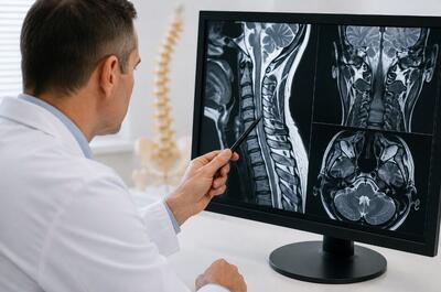 دیسک گردن و فشار بر نخاع؛ نقش معاینه عصبی و MRI در تصمیمگیری درمانی