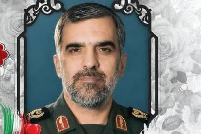 پیکر سردار توحیدی فرمانده پیشین پشتیبانی وزارت دفاع در جهرم آرام گرفت