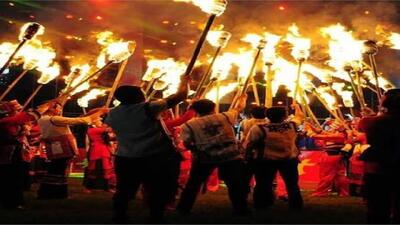 ۱۶ نفر در جشنواره مشعل چین دچار سوختگی شدند