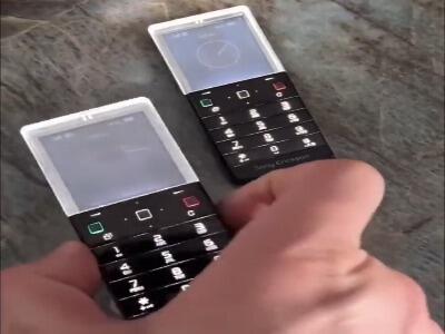 گوشی ۲۰۰۹ سونی با صفحهنمایش شفاف
