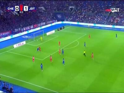  گل اول چلسی به جوهور توسط دلاپ