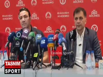  جواد نکونام: سعی می کنم فعلا در جلسات و آنالیز، تاکتیک مد نظرمان را انجام دهیم