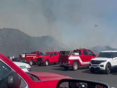 آتشسوزی در کالیفرنیا در آستانه گسترش به مناطق مسکونی