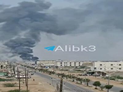  یمن بندر المخا عربستان را به آتش کشید