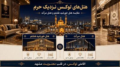  هتل‌های لوکس اطراف حرم؛ راهنمای انتخاب اقامتی باکیفیت در هتل مرآت مشهد