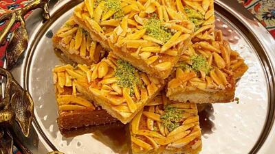  شیرینی ملکه بادام؛ شیرینی مجلسی و خوش عطر برای هر جشن