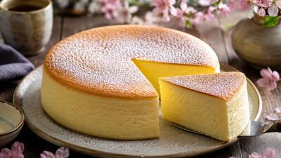  طرز تهیه چیزکیک ژاپنی با ۳ روش؛ پف دار، لطیف و بدون ترک