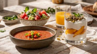 غذاهای تابستانی خنک؛ ۳ دستور ساده برای روزهای گرم