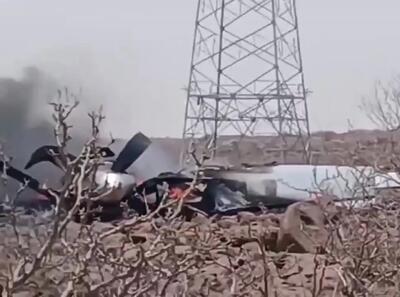 ویدئو؛ سقوط پهپاد MQ-9A Reaper آمریکایی در جیبوتی