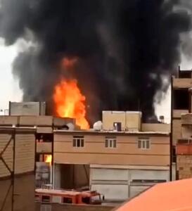 مصدومیت چهار کارگر در حادثه آتشسوزی یک فندکسازی