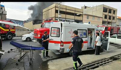چند ساعت بعد از حادثه؛ یکی از کارگران مصدوم شهرک صنعتی رباط کریم فوت شد