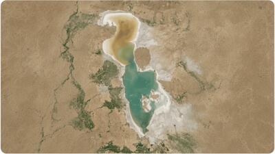 تصویر ماهوارهای از بازگشت امید به دریاچه ارومیه