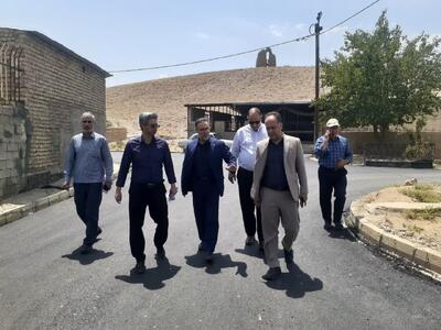 تکمیل پروژه فاز سوم طرح هادی در معابر روستای «حسینآباد ناظم» ملایر