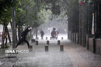 رگبارو رعد و برق در ۱۵ استان/ هشدار وزش باد برای ۱۳ استان