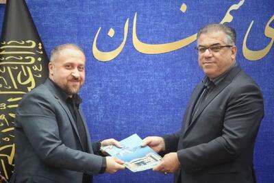  تقدیر استاندار سمنان از مدیر روابط عمومی اداره کل صنعت ، معدن و تجارت استان سمنان